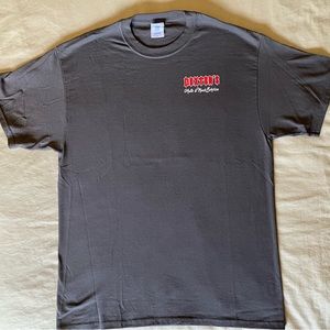 Port & Company Gray Screen Printed Tee LG